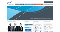Desktop Screenshot of mmiholdingsintegratedreport2013.com