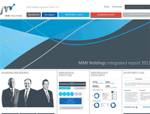 Tablet Screenshot of mmiholdingsintegratedreport2013.com